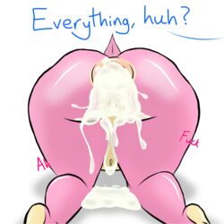 after_anal after_sex amy_rose ass_focus bent_over big_anus big_butt butt cum cum_in_ass cum_inside cum_pool excessive_cum female female_focus inflation labia leaking_cum overflow pink_fur puffy_anus pussy sir_cums_a_lot sonic_(series) sonic_the_hedgehog swollen_anus text thick_cum thick_thighs thighs wide_hips