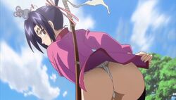 animated ass female female_only fundoshi history's_strongest_disciple_kenichi shigure_kousaka