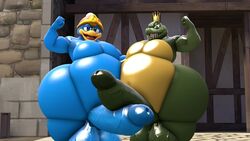 2boys 3d anthro ass belly big_ass big_balls big_belly big_butt big_penis donkey_kong_(series) duo fat fat_ass fat_butt fat_man furry gay hips huge_ass huge_balls huge_belly huge_butt huge_cock hyper hyper_ass hyper_balls hyper_butt hyper_genitalia hyper_penis hyper_testicles k_rool kennythebobcat king_dedede kirby_(series) male male/male male_only moobs nintendo no_humans overweight overweight_male penguin scalie source_filmmaker thick thick_ass