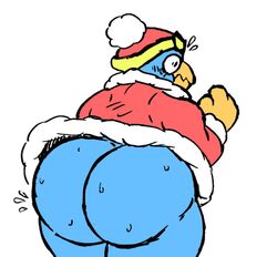 1boy 1male ass avian backside big_ass big_butt chester188 fat_ass fat_butt filthyopossum furry furry_only gay king_dedede kirby_(series) male male_only nintendo penguin solo solo_male sweat sweaty sweaty_ass sweaty_butt thick thick_ass