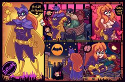 barbara_gordon batgirl breasts castleart cleavage comic dc dc_comics dc_super_hero_girls dressing