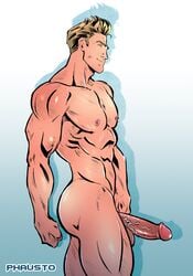 1boy bobby_drake erection iceman male male_only marvel nude phausto solo x-men