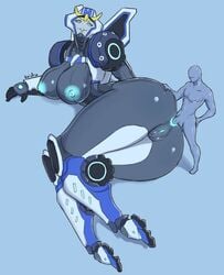 1girls anal_sex anus big_ass big_breasts big_butt cybertronian faceless_male female human human_penetrating pussy robot robot_girl saidra size_difference strongarm_(transformers) transformers