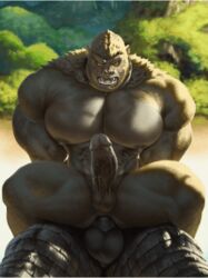 2boys anal anal_sex animated anthro ape balls blush collar duo gay genitals godzilla godzilla_(series) gorilla haplorhine humanoid_genitalia humanoid_penis kaiju king_kong king_kong_(series) male male/male male_only male_penetrated male_penetrating male_penetrating_male mammal muscular muscular_anthro muscular_male nipples open_mouth penetration penis primate raccoon21 vein veiny_penis yaoi