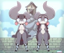 16:9 2_phut_hon 2girls :< animal_print animated anthro arms_at_sides bent_wrist big_breasts binggan blush blushing boots bottomwear bovid bovine braided_hair breasts completely_naked completely_nude completely_nude_female cow_print cowbell cute dance dancing diives duo embarrassed_dancing enf fap_to_beat female female_only footwear fur furry furry_only hair hands_behind_head horn humiliation looking_at_viewer looking_away mammal me!me!me!_dance meme mostly_nude music music_video naked naked_female navel nude nude_female original original_character public public_humiliation public_nudity pussy shaved_crotch shaved_pussy short_playtime shy small_breasts sound sound_warning swaying tagme video widescreen xingyun xingzuo_temple