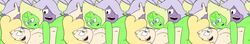 2019 3girls alien_girl amethyst_(steven_universe) blonde_hair blue_eyes digital_media_(artwork) e350 female female_focus female_only green_hair green_skin hi_res high_resolution highres human looking_at_another multiple_girls nipples not_furry not_furry_focus nude peridot_(steven_universe) purple_hair purple_skin reality-breaking sadie_miller smile steven_universe threesome transformation