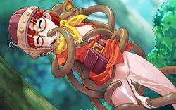 chrono_trigger cum_inside lucca tentacle torn_clothes