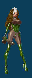 anna_marie areolae big_breasts big_lips bimbo black_dildo boots breasts brown_hair busty collar corset curly_hair dark-skinned_penis dildo elbow_gloves erect_nipples eyeshadow female female_focus female_only fenris_comix full_body green_eyes high_heel_boots high_heels hourglass_figure large_breasts latex latex_boots lipstick long_hair makeup marvel marvel_comics mascara nipple_piercing nipples nylons piercing platform_heels pose posing puffy_lips revealing_clothes rogue_(x-men) see-through see-through_clothing see-through_top see_through skimpy skimpy_clothes solo standing stiletto_heels thigh_boots two_tone_hair very_high_heels white_hair wide_hips x-men