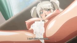 1boy 1girls animated arm_support arms_around_neck big_breasts big_penis black_stockings blonde_hair blush bouncing_breasts brother brother_and_sister censored cum cum_in_pussy cum_inside cum_overflow ecchi_na_onee-chan_ni_shiboraretai embrace fringe gif green_eyes grey_eyes grey_hair gyaru happy hugging incest leg_lock living_room megumi-chan older_female older_sister pull_out sister sofa thick_thighs twintails vaginal_penetration wet_pussy white_hair younger_brother