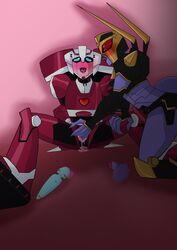 2girls alien alien_girl anus arcee arcee_(g1) blackarachnia blackarachnia_(tfa) blushing female fingering fingering_partner handjob hasbro lesbian_sex lipstick masturbation multiple_girls naughty naughty_face panties pink_face pink_panties purple_body purple_skin pussy pussy_juice robot robot_girl saliva sex_toy transformers transformers_animated vagina vaginal_fingering vaginal_juices vibrator yuri
