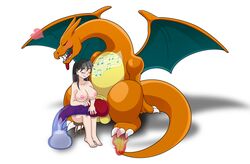 breederceleste charizard cum_collecting nintendo pokemon pokemon_(species) pokephilia trainer_celeste