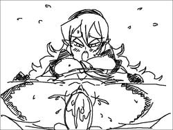 corrin_(fire_emblem) corrin_(fire_emblem)_(female) davewaterfalls fire_emblem fire_emblem_fates inner_thighs monochrome sex tagme