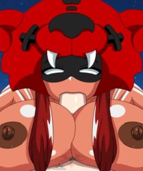 1boy 1girls bear big_breasts blowjob brawl_stars breasts darthvalder66 edit edited huge_breasts male_pov nita_(brawl_stars) oral oral_sex outercourse paizuri penis pov pov_eye_contact red_hair red_skin sex sucking unseen_male_face white_eyes_(zodiark)