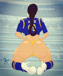 bimbo cheerleader huge_ass jersey la_rams latina pinup rsterling