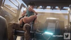 3d animated ass big_penis currysfm dark-skinned_male interracial lara_croft lara_croft_(survivor) large_breasts large_penis no_sound penis pussy thick_thighs tomb_raider vaginal_penetration video