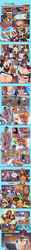 3girls ass_cleavage ass_grab bikini black_hair blue_hair bubble_butt butt_crack comic darkereve disc_jockey fishnet_armwear grabbing_ass jagua_tales jagua_tales_(comic) joana_dolores kiara_diaz maya_diva multiple_girls pizza pizza_delivery pizza_delivery_girl pizza_girl short_hair showing_breasts showing_pussy stripper_pole tania_serrata tatiana tattoos thick_thighs thighs unzipping white_dress