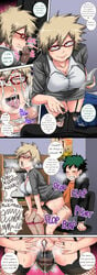 black_hair blonde_hair blowjob business_suit business_woman busty cheating cheating_wife cleavage comic cowgirl_position creampie cum facial fellatio female fishnet_stockings fishnets garter_belt glasses hourglass_figure izuku_midoriya juna_juna_juice male milf mitsuki_bakugou mother my_hero_academia office_lady older_female older_woman_and_younger_boy oral oral_penetration oral_sex penis pubic_hair reverse_cowgirl_position roleplay sex short_hair sleeves_rolled_up speech_bubble stockings tagme teacher teacher_and_student testicles text vagina vaginal vaginal_penetration vaginal_sex wide_hips