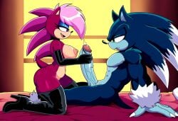 ai_generated ass blue_body breasts female incest magenta_fur male male/female pink_hair sonia_the_hedgehog sonic_(series) sonic_the_hedgehog sonic_the_hedgehog_(series) sonic_the_werehog sonic_underground sonic_unleashed straight veiny_penis