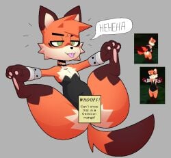 atlyss bunnysuit censored_genitalia feet feminine_male fox fox_ears paws spread_legs tail xexeezy