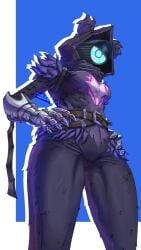 1girls camera_head camerawoman_(skibidi_toilet) cosplay crossover fortnite legs raven_team_leader robot skibidi_toilet