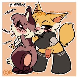 anthro anthro_on_anthro anthro_only black_sclera critters_(poppy_playtime) daddibiimbiis daddibiimbiis_(artists) furry_only no_humans oc ocs poppy_playtime poppy_playtime_(chapter_3) sex smiling_critters tagme white_pupils