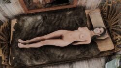 3d arms_behind_back completely_nude completely_nude_female gag gagged mod n00nex nude nude_female nude_mod skyrim tape_gag the_elder_scrolls