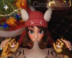 3d animated big_penis blowjob blue_eyes blush breasts breasts_out brown_hair christmas christmas_outfit christmas_tree coconutbot80 cute fellatio fortnite fortnite:_battle_royale gift gift_box gold hat headwear holding_hands looking_at_partner looking_at_viewer male_pov midas_(fortnite) nude nude_male on_knees oral partially_clothed penis pov presents scarf skye_(fortnite) sound sucking sucking_penis sweater tagme tattoo veiny_penis video winter_wonder_skye_(fortnite)