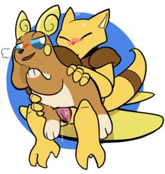 abra alolan_raichu alpha_channel blue_eyes blush bodily_fluids closed_eyes duo erection female female_penetrated feral genital_fluids genitals hi_res male male/female male_penetrating male_penetrating_female nintendo nude open_mouth penetration penis pokémon_(species) pokemon pokemon_(species) pussy raichu regional_form_(pokemon) sex simple_background smile trout_(artist) video_games