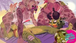 16:9 1futa 1girls advertisement anthro ass balls balls_on_face beach big_balls boon_digges clothing clothing_aside digital_media_(artwork) duo fellatio female female_orgasm furry futa_on_female futa_sans_pussy futanari genitals green_(my_life_with_fel) gynomorph gynomorph/female hi_res humanoid hyaenid intersex intersex/female kenno_arkkan mammal mostly_nude oral penile penis pizza_hut public reptile scalie seaside sex snake spotted_hyena squirt squirting swimwear swimwear_aside throat_swabbing widescreen