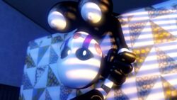 3d 3d_(artwork) bed big_breasts breasts classic_fnaf_2_marionette classic_fnaf_2_puppet five_nights_at_freddy's five_nights_at_freddy's_2 marionette_(fnaf) original_fnaf_2_marionette original_fnaf_2_puppet puppet_(fnaf) solo solo_female upside-down white_eyes