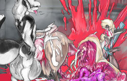 balls belly_pop big_balls big_breasts blood bodily_fluids breast_expansion breasts canid canine canis cervid corpse cum death dr._heros_sooniecher_(heroicones) duo expansion female forced genital_fluids genitals gore grotesque_death guro guts hi_res huge_balls huge_breasts hyper hyper_balls hyper_breasts hyper_genitalia inflation male mamabliss mammal nude organs popping rebecca_rot_(heroicones) snuff wolf