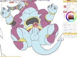 balls erection game_freak hoopa hoopa_(unbound) katabreak male male_only nintendo penis pokemon solo veiny_penis video_games