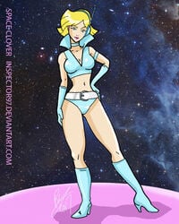 alien_girl beltskirt boots breasts clover_(totally_spies) gloves high_heel_boots inspector97 retro space_girl totally_spies