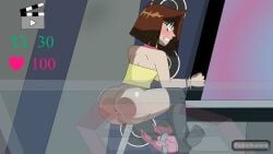 anzu_mazaki bare_ass partially_clothed pedroillusions pussy tagme tea_gardner yu-gi-oh!