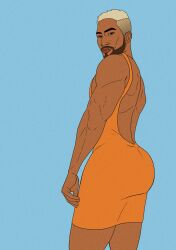 1boy ass ass_focus dead_by_daylight diet_soda13 gabriel_soma male male_only muscular muscular_male tagme
