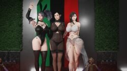 3d akali big_breasts breasts ellie_(the_last_of_us) ellie_williams female female_only final_fantasy flag large_breasts league_of_legends looking_at_viewer naughty_dog pan_african_colors qos qos_clothing qos_tattoo queen_of_spades red_carpet riot_games see-through see-through_clothing taikakettu the_last_of_us the_last_of_us_2 thick_thighs tifa_lockhart twitter_link twitter_username wide_hips womb_tattoo