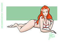 bikini cleavage inspector97 large_breasts naked posing red_hair sam_(totally_spies) totally_spies