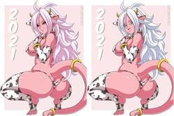 2010s 2021 2girls android_21 ass asymmetrical_docking bare_shoulders between_ass big_ass big_breasts big_butt bikini black_sclera blue_eyes bracelet breasts busty collar cow_bikini cow_print curly_hair curvy curvy_body curvy_female dark_persona dat_ass dragon_ball dragon_ball_fighterz dual_persona earrings elbow_gloves fake_animal_ears fake_horns female female_only fingerless_gloves gloves hand_on_breast hi_res high_resolution highleg_bikini highres humanoid large_breasts legwear light_persona long_hair long_tail looking_at_viewer looking_back majin majin_android_21 micro_bikini nail_polish pink_skin pointy_ears red_eyes revealing_clothes sano-br seductive shiny_skin sideboob simple_background slim_waist smile solo spread_legs squat squatting stockings string_bikini tail tail_ring thick_ass thick_thighs thighhighs thighs toeless_legwear underboob voluptuous white_hair wide_hips