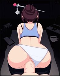 1girls all_fours anal anal_penetration anal_sex animated asian ass ass_cleavage ass_focus back_view bent_over big_ass big_penis blizzard_entertainment bubble_butt butt_crack clothed doggy_style exposed_ass exposed_panties female female_focus from_behind from_behind_position game_cg gif hips light-skinned_male male_pov mei_(overwatch) overwatch pale-skinned_female panties panties_aside pants_down pov screencap sex snugbyte solo_female sports_bra straight tight_clothing tight_fit underwear white_panties wide_hips yoga_mat yoga_pants