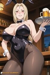 1girls ai_generated ass blush breasts cameltoe curvy curvy_figure female female_only huge_ass huge_breasts light-skinned_female long_hair looking_at_viewer mature_female milf naruto naruto_(classic) naruto_(series) naruto_shippuden pubic_hair public_nudity pussy smile thick_thighs thighs thong tsunade underwear zadbhell