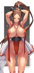 mai shiranui from fatal fury by amamiya (abaros)