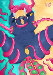 2026 abdominal_bulge anal anal_penetration anthro areola beach big_breasts blonde_hair bodily_fluids bovid bovine breasts cattle digital_drawing_(artwork) digital_media_(artwork) duo ear_piercing ear_tag egg english_description female genitals hair hair_over_eyes hi_res horn intestinal_bulge looking_pleasured mammal multiple_penetration nude nude_anthro nude_female outdoor_nudity outside_sex oviposition ovipositor_in_ass ozkar2112 penetration piercing pussy_sounding raised_arms sand sea sex spread_legs spreading sweat sweaty_face tentacle_around_neck tentacle_in_ass tentacle_in_urethra tentacle_on_breast tentacle_penetration tentacles tentacles_around_arms tentacles_around_legs tongue urethral urethral_penetration vulva water yellow_areola yellow_tongue yellow_vulva