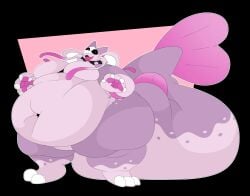 bbw big_breasts breasts castdraws_(artist) cleavage female furry huge_breasts overweight ssbbw tagme thick_thighs wide_hips