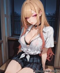 absurd_res aged_up aged_up_character ai_generated alternate_version_at_source alternate_version_available anime anime_girl anime_screencap anime_style bangs blonde blonde-haired_female blonde_female blonde_hair blonde_hair_female classroom cute cute_face eyeshadow female female_focus gradient_hair gyaru hi_res highres indoor indoors indoors_sex inside kitagawa_marin legs_together light-skinned_female light_skin long_hair looking_at_viewer looking_pleasured makeup marin_kitagawa my_dress_up_darling night ozziru patreon pink_hair school school_uniform schoolgirl schoolgirl_uniform self_upload sexy sexy_body sexy_female sexy_pose sitting solo solo_female solo_focus teen teenage_female teenage_girl teenager uncensored