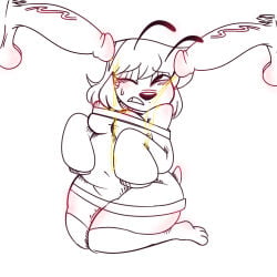 bug_(kawaiiscars) chubby_female chubby_woman embarrassed_female humiliation kawaiiscars pee peeing peeing_on_another shy_female