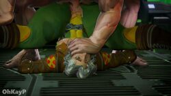 3d anal anal_sex animated cum cum_in_pussy hand_over_mouth marvel marvel_comics marvel_rivals muffled_moaning ohkayp piledriver_position rogue_(marvel_rivals) rogue_(x-men) sound tagme video