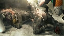 3d_(artwork) absurd_res abuse abused animal_genitalia animal_penis anthro balls black_body black_fur bodily_fluids canine_genitalia canine_penis clothing degradation degradation_kink degradation_text deuzear digital_media_(artwork) dirty english_text equine_genitalia equine_penis erection fishnet_clothing fishnet_legwear fur genital_fluids genitals group hi_res legwear lill_esp lill_espion male male/male meiru_deuzear messy_fur messy_room on_ground orange_body orange_fur pawpads peeing peeing_inside penis submissive text trio urine urine_in_ass urine_in_mouth urine_on_face urine_stream watersports white_body white_fur