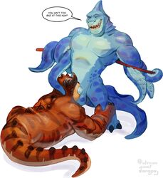 absurd_res anal bodily_fluids cum dangpa duo gay genital_fluids hi_res humanoid male male/male male_only monster oral overweight overweight_male penis rumble_(film) steve_(rumble) tentacle tentacular_(rumble) testicles