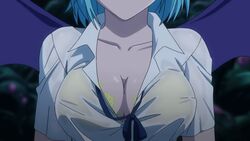 00s 16:9_aspect_ratio 1girls 2000s 2008 animated animated_gif anime_screencap bat_wings bouncing_breasts bra bra_visible_through_clothes breasts breasts_close-up cleavage close-up clothing demon_girl demon_wings extremely_large_filesize female female_only frilled_bra frilled_underwear frills heavy_breathing huge_breasts kurono_kurumu large_breasts large_filesize light-skinned lingerie monster_girl rosario+vampire school_uniform screen_capture screencap screenshot see-through solo solo_female succubus succubus_wings underwear wet wet_clothes wet_shirt wings yellow_bra