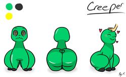 ass creeper cute minecraft mudkipbutts